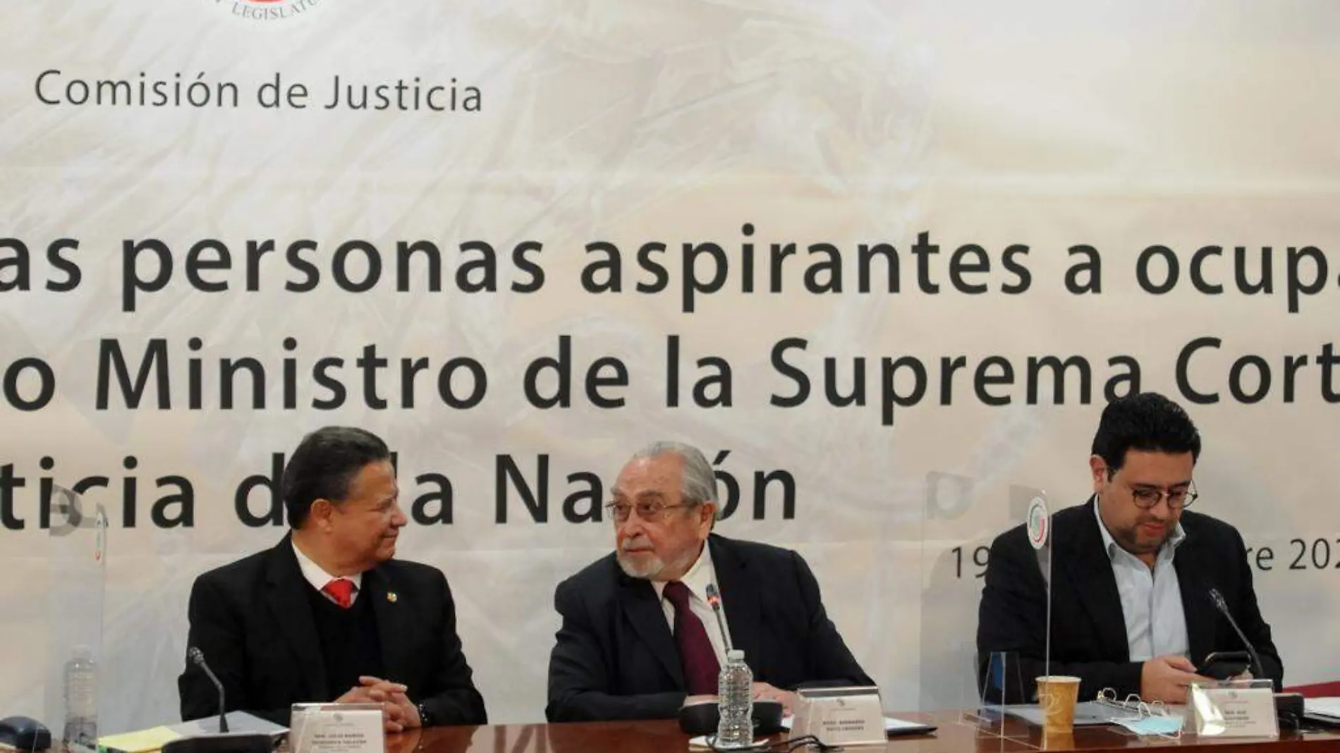 Comparecen aspirantes a ministro de la SCJN